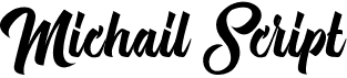 preview image of the Michail Script font