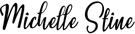preview image of the Michelle Stine Script font