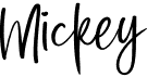 preview image of the Mickey font