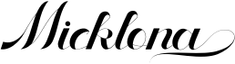 preview image of the Micklona font
