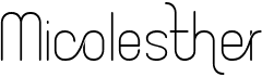 preview image of the Micolesther font