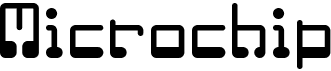 preview image of the Microchip font