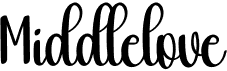 preview image of the Middlelove font