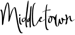 preview image of the Middletown font
