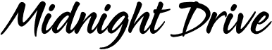 preview image of the Midnight Drive font