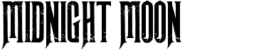 preview image of the Midnight Moon font