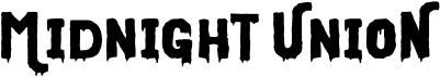 preview image of the Midnight Union font