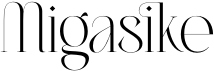 preview image of the Migasike font