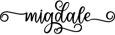 preview image of the Migdale font