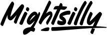 preview image of the Mightsilly font