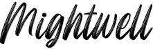 preview image of the Mightwell font