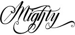 preview image of the Mighty font