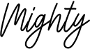 preview image of the Mighty font