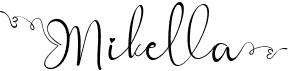 preview image of the Mikella font