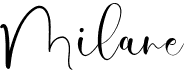 preview image of the Milane font