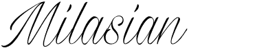 preview image of the Milasian font