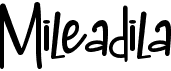 preview image of the Mileadila font