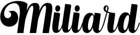 preview image of the Miliard font