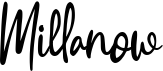 preview image of the Millanow font