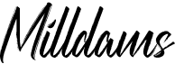 preview image of the Milldams font