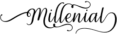 preview image of the Millenial Script font