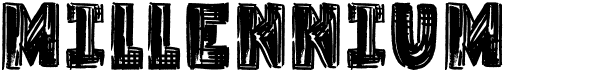 preview image of the Millennium font