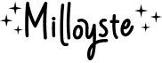preview image of the Milloyste font