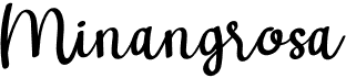 preview image of the Minangrosa font