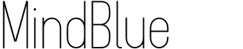 preview image of the MindBlue font