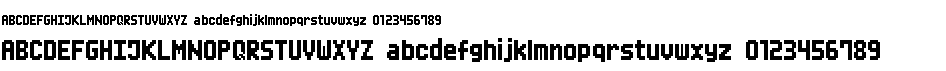 preview image of the Mini Pixel-7 font