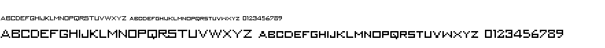 preview image of the MiniKongo font