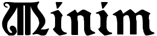 preview image of the Minim font