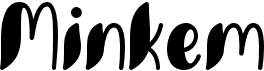preview image of the Minkem font
