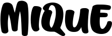 preview image of the Mique font