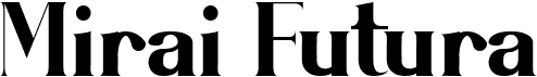 preview image of the Mirai Futura font