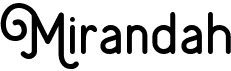 preview image of the Mirandah font