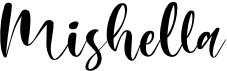preview image of the Mishella font