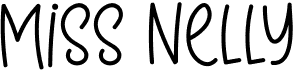 preview image of the Miss Nelly font