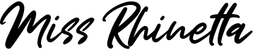 preview image of the Miss Rhinetta font