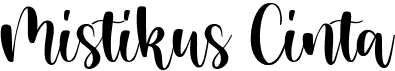 preview image of the Mistikus Cinta font