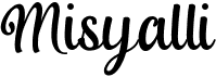 preview image of the Misyalli font