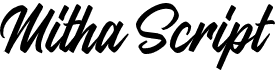 preview image of the Mitha Script font