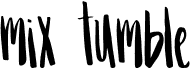 preview image of the Mix Tumble font