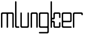 preview image of the Mlungker font