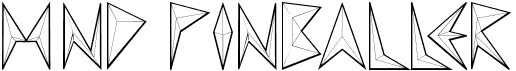 preview image of the MND Pinballer font
