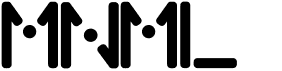 preview image of the MNML font