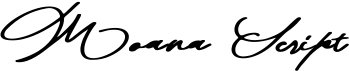 preview image of the Moana Script font