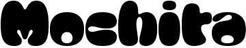 preview image of the Mochita Display font