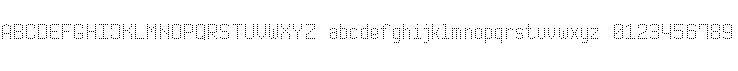 preview image of the Modern Dot Digital-7 font