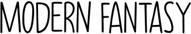 preview image of the Modern Fantasy font